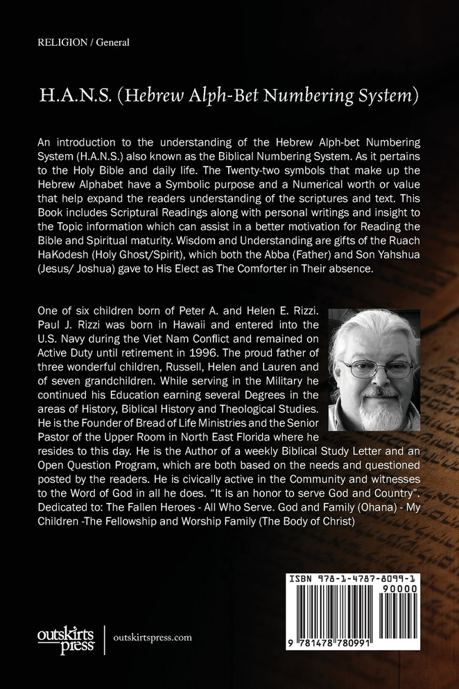 An Introduction into the H.A.N.S. (Hebrew Alph-Bet Numbering System)