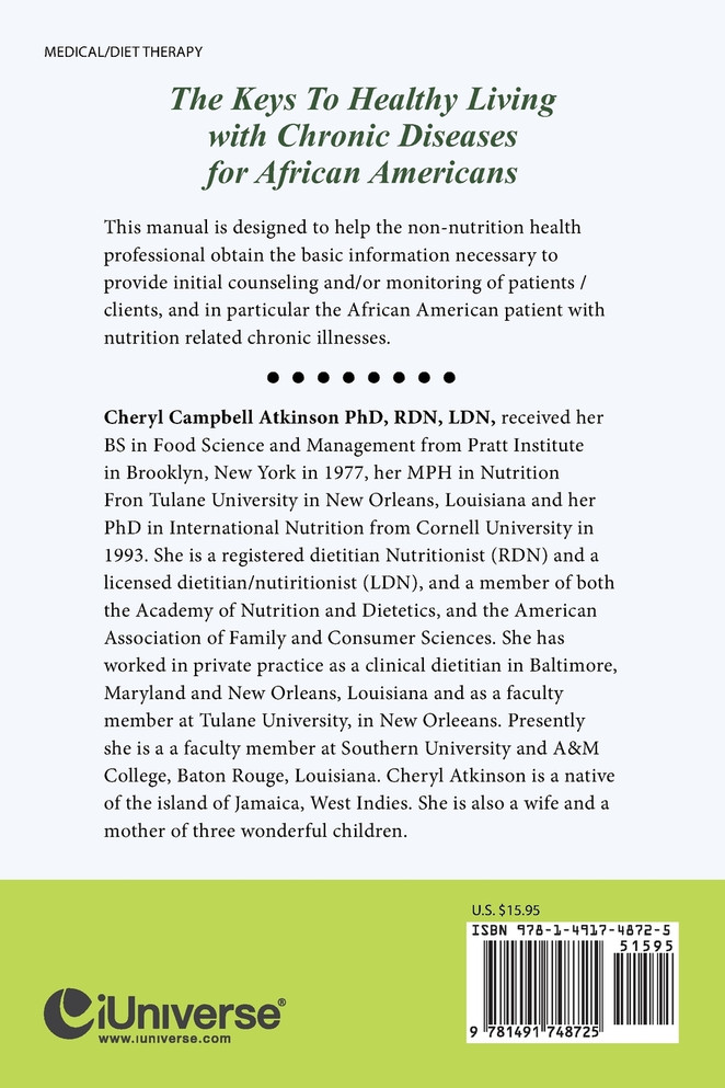 The Keys To Healthy Living with Chronic Diseases for African Americans
