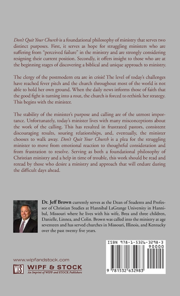 Don't Quit Your Church