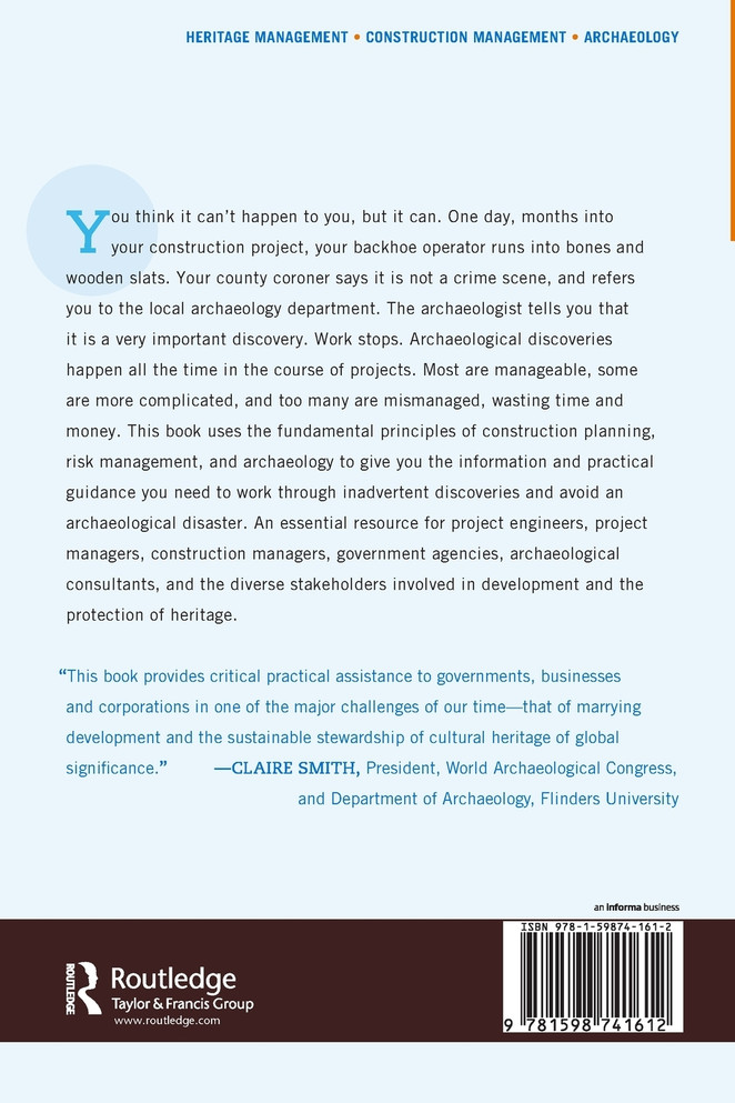 Avoiding Archaeological Disasters