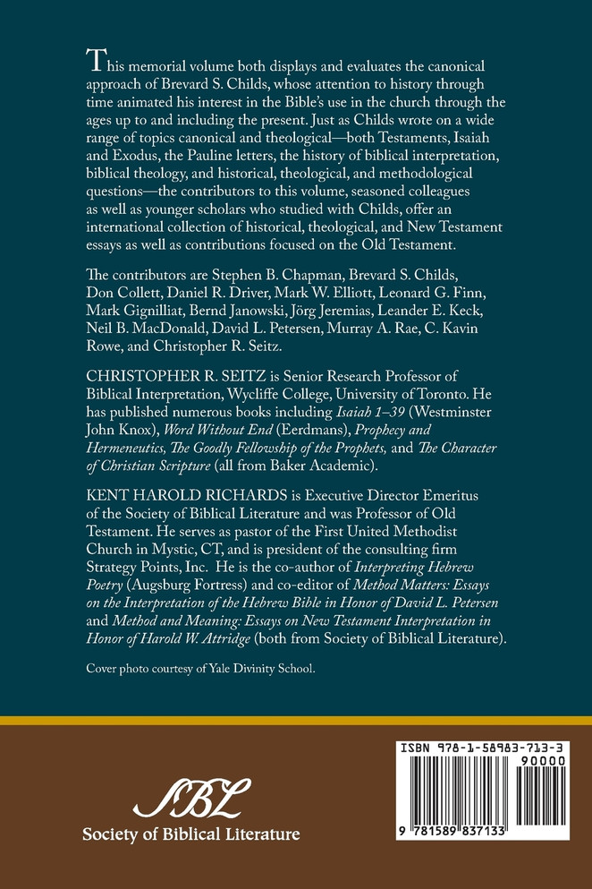 The Bible as Christian Scripture