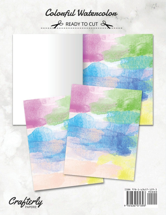 Colorful Watercolor Stationery Paper