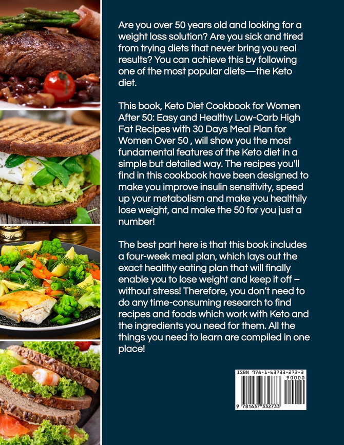 Keto Diet Cookbook for Women After 50