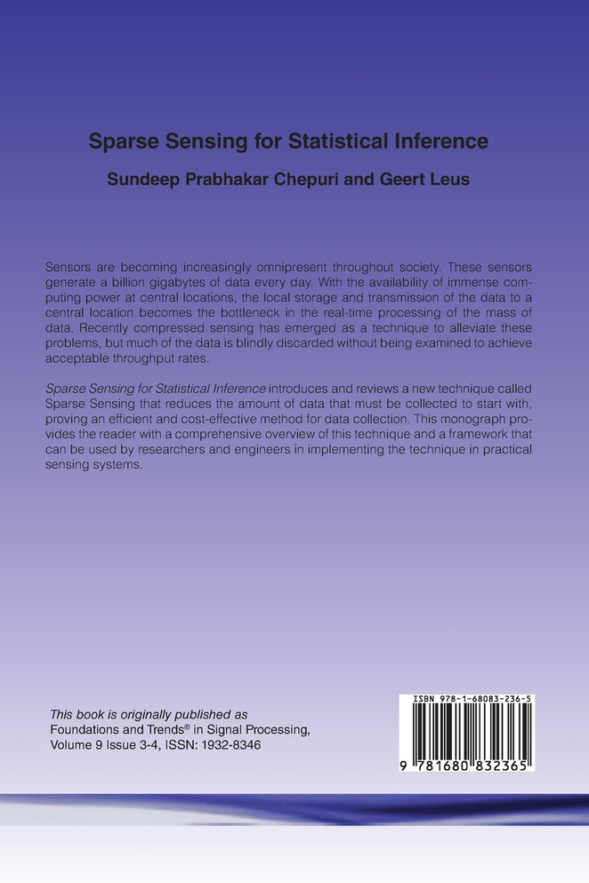 Sparse Sensing for Statistical Inference