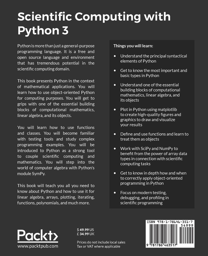 Scientific Computing with Python 3