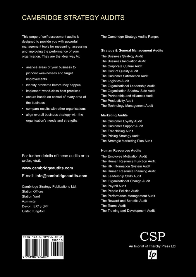 The Performance Management Audit