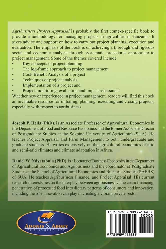 Agribusiness Project Appraisal