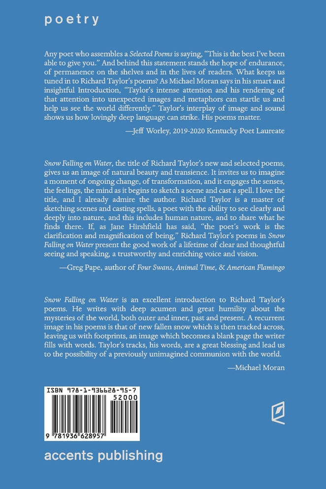 Snow Falling on Water