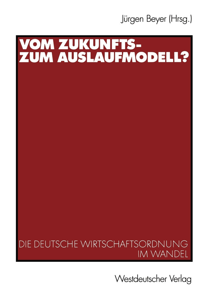 Vom Zukunfts- Zum Auslaufmodell?
