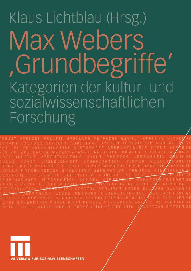 Max Webers 'Grundbegriffe'