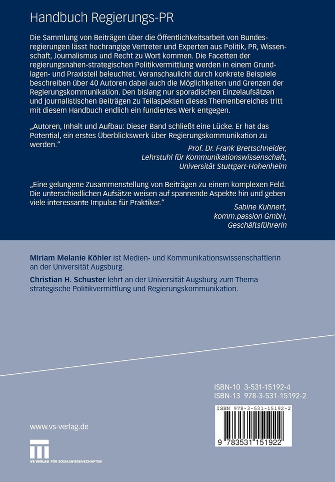 Handbuch Regierungs-PR
