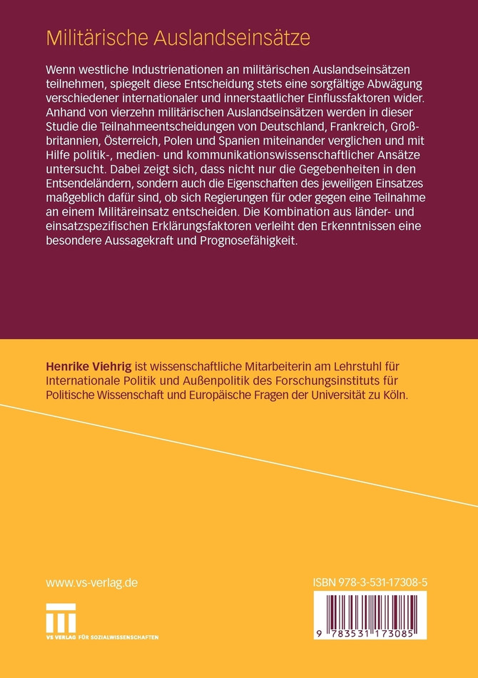 Militärische Auslandseinsätze