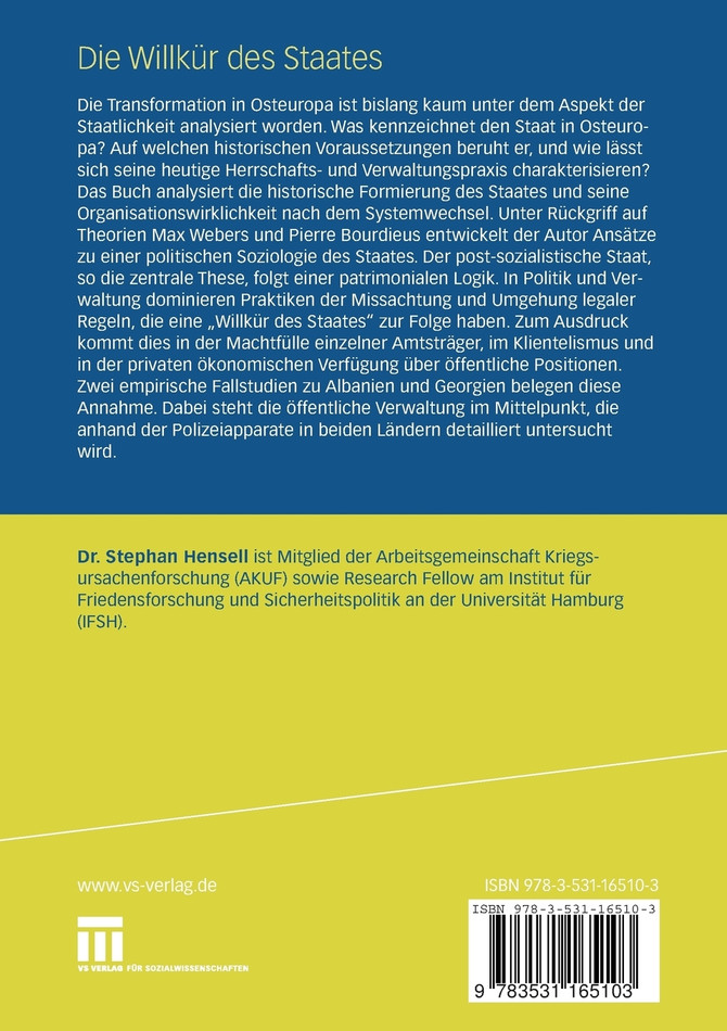 Die Willkür des Staates