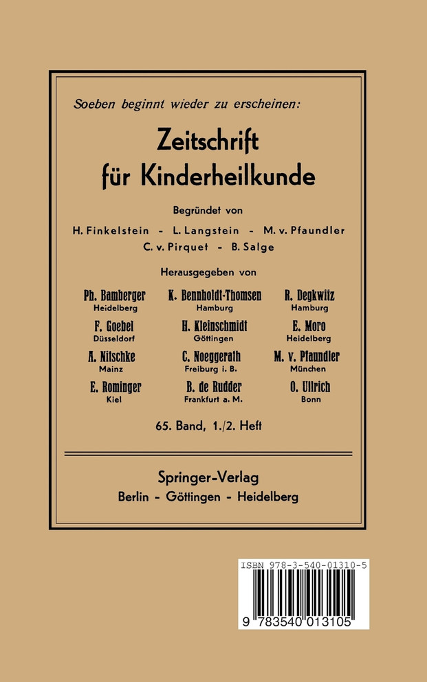 Richtlinien Fur Die Kinderkost