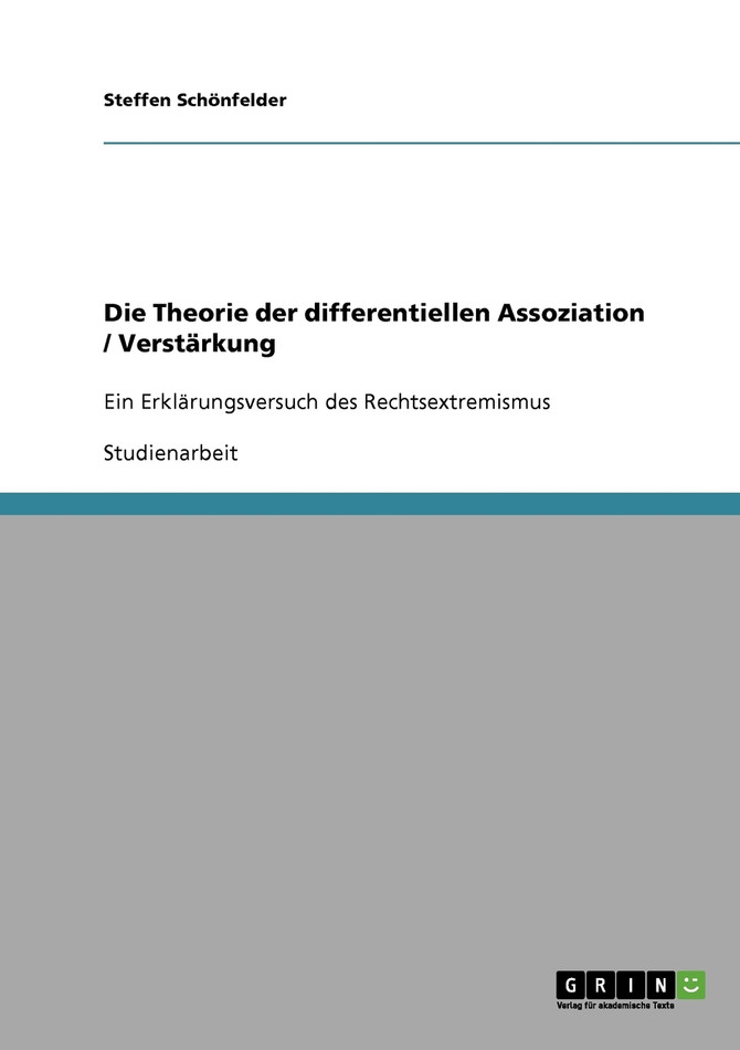 Die Theorie der differentiellen Assoziation / Verstärkung