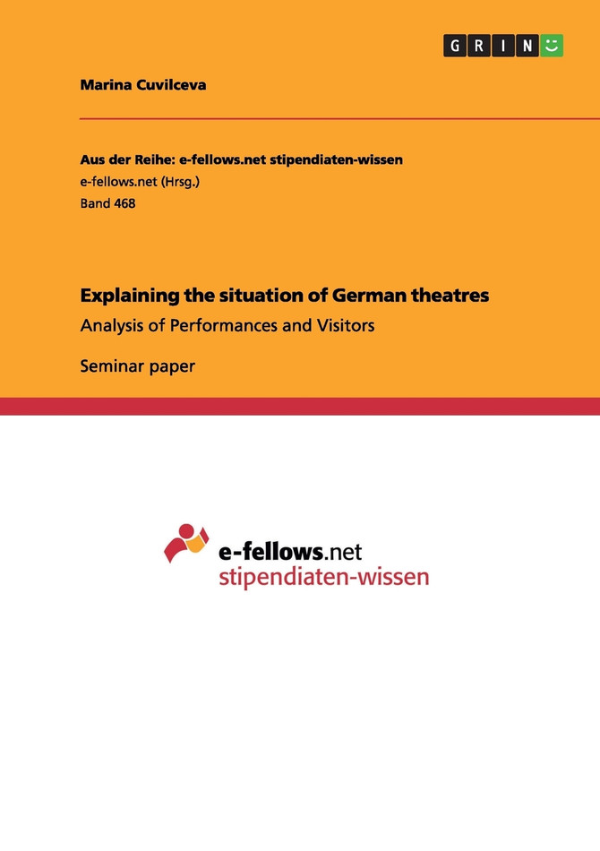 Explaining the situation of German theatres