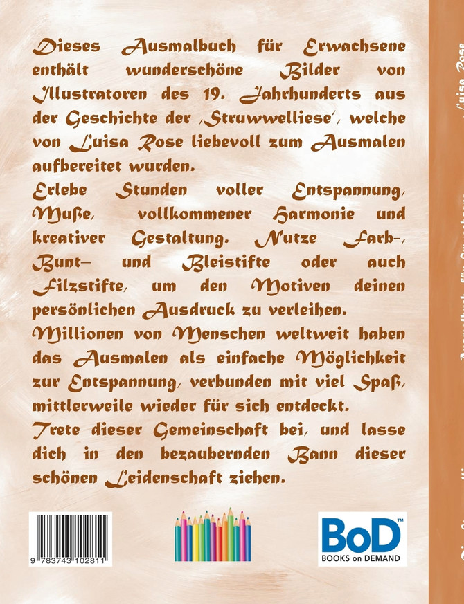 Die Struwwelliese (Ausmalbuch)