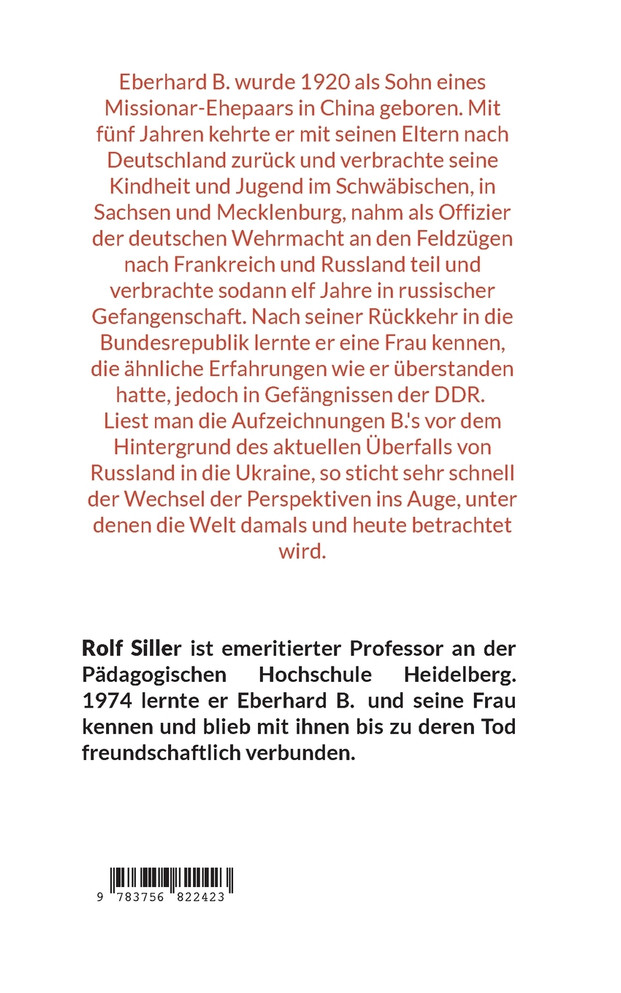 Zeitzeuge Eberhard B.