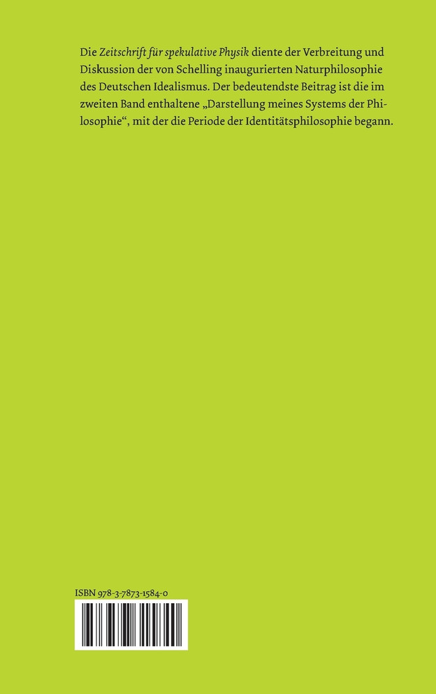 Zeitschrift für spekulative Physik / Zeitschrift für spekulative Physik