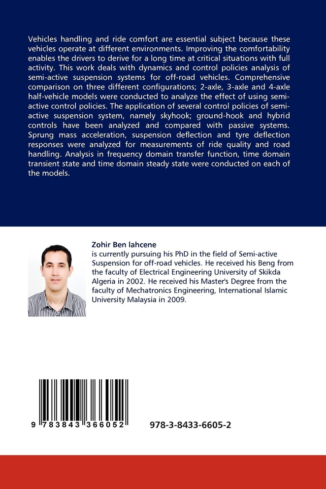 Dynamic and Control Analysis of Semi-Active Suspension System