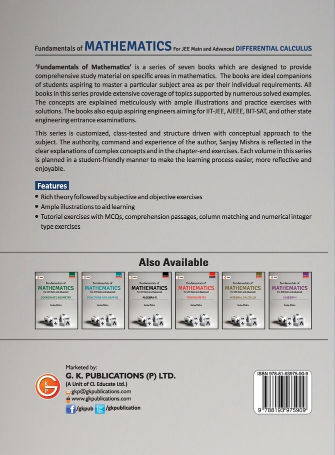 Fundamentals of Mathematics - Differential Calculus