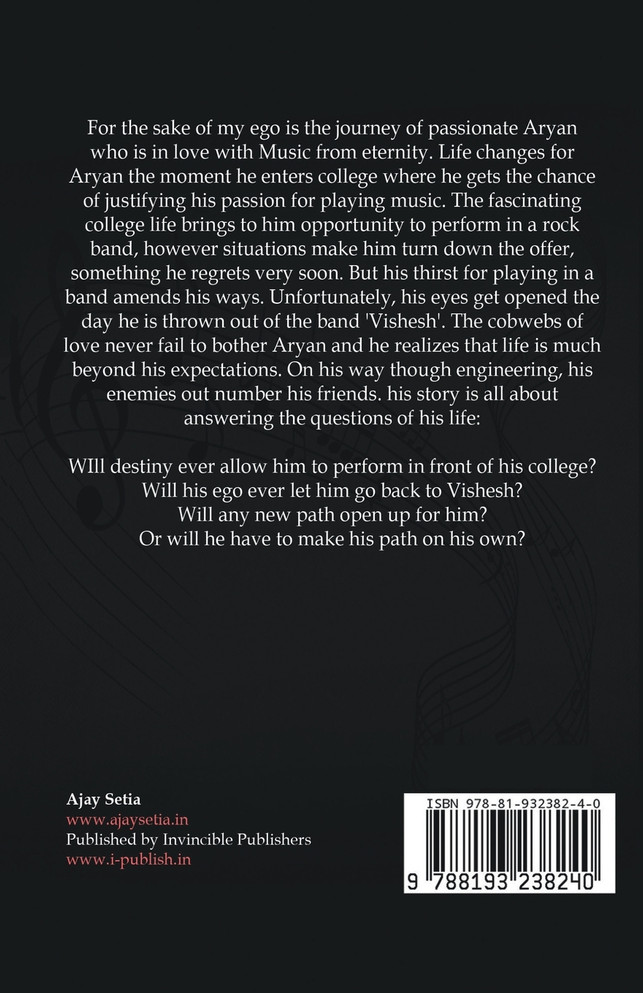 For the sake of my ego