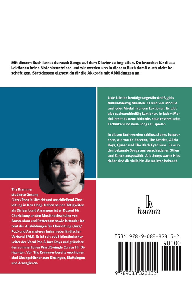 Akkorde auf dem Klavier