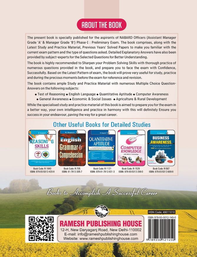 NABARD Phase-I (Officers) Assistant Manager (Grade A) & Manager (Grade B) Preliminary Exam Guide