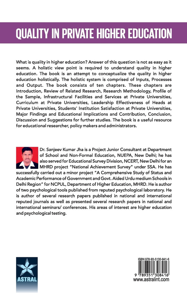 Quality in Private Higher Education