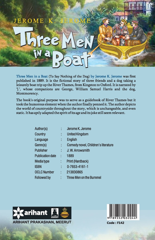 Three Men in a Boat Class 9th