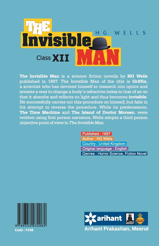The Invisible Man Class 12th