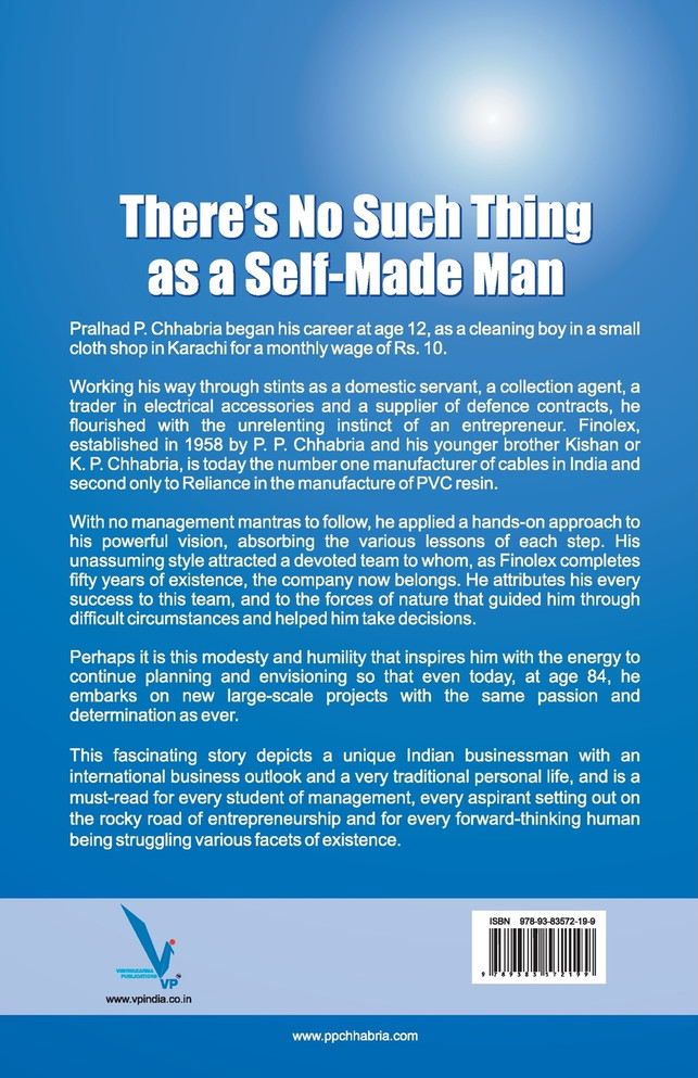 There's No Such Thing as a Self Made Man