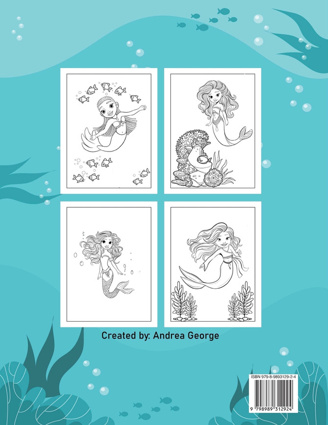 International Mermaid Coloring Book