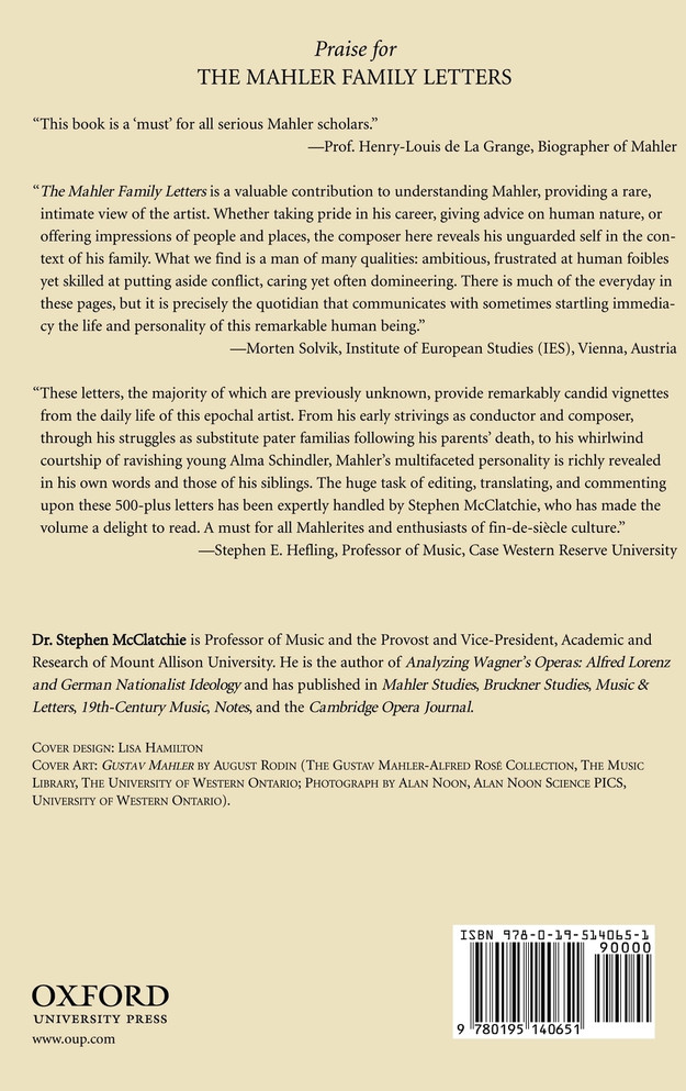 The Mahler Family Letters