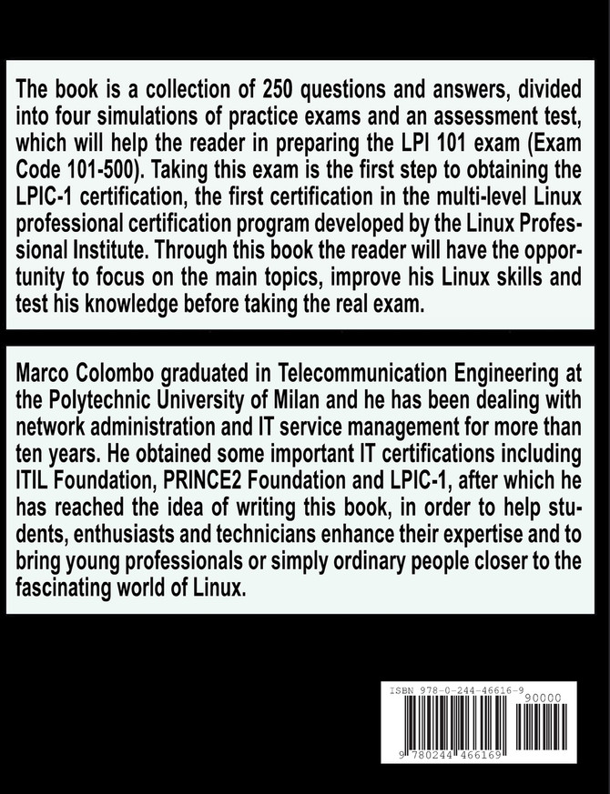 LPIC-1 101-500 Practice Exams - 250 Questions and Answers to test your knowledge