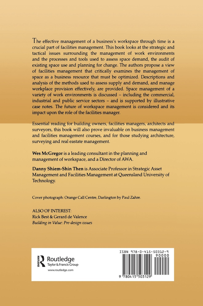 Facilities Management and the Business of Space