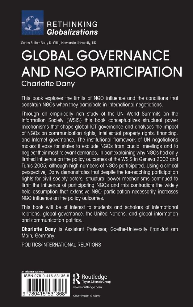 Global Governance and NGO Participation