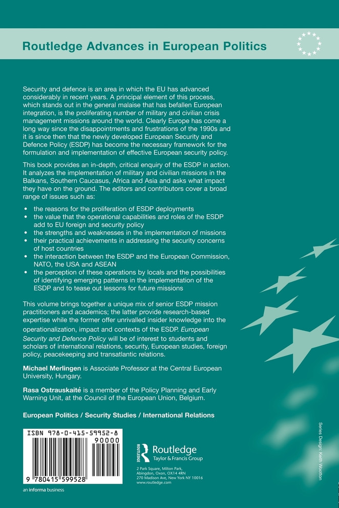 European Security and Defence Policy