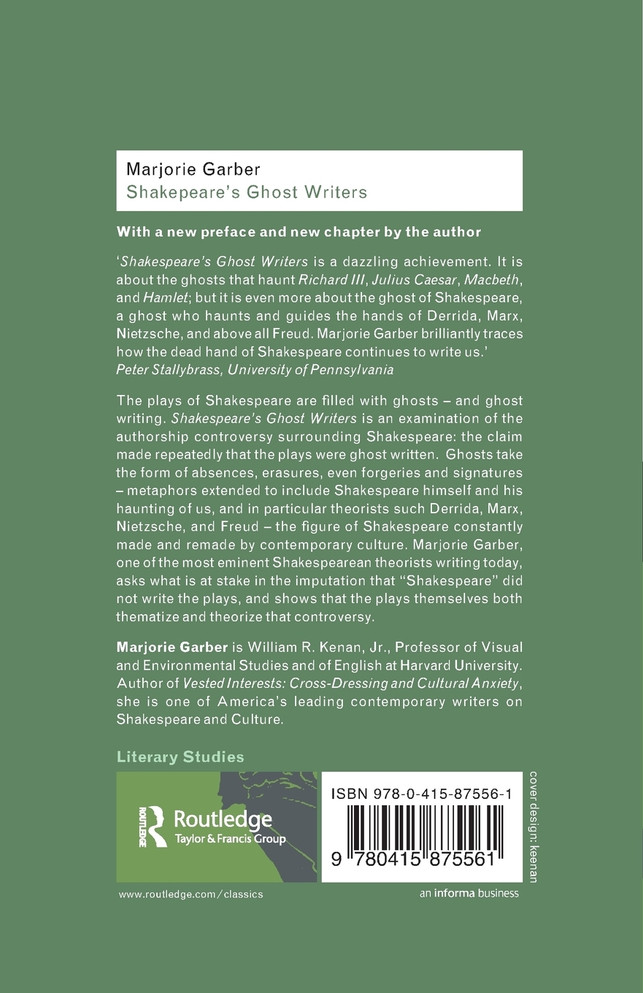 Shakespeare's Ghost Writers