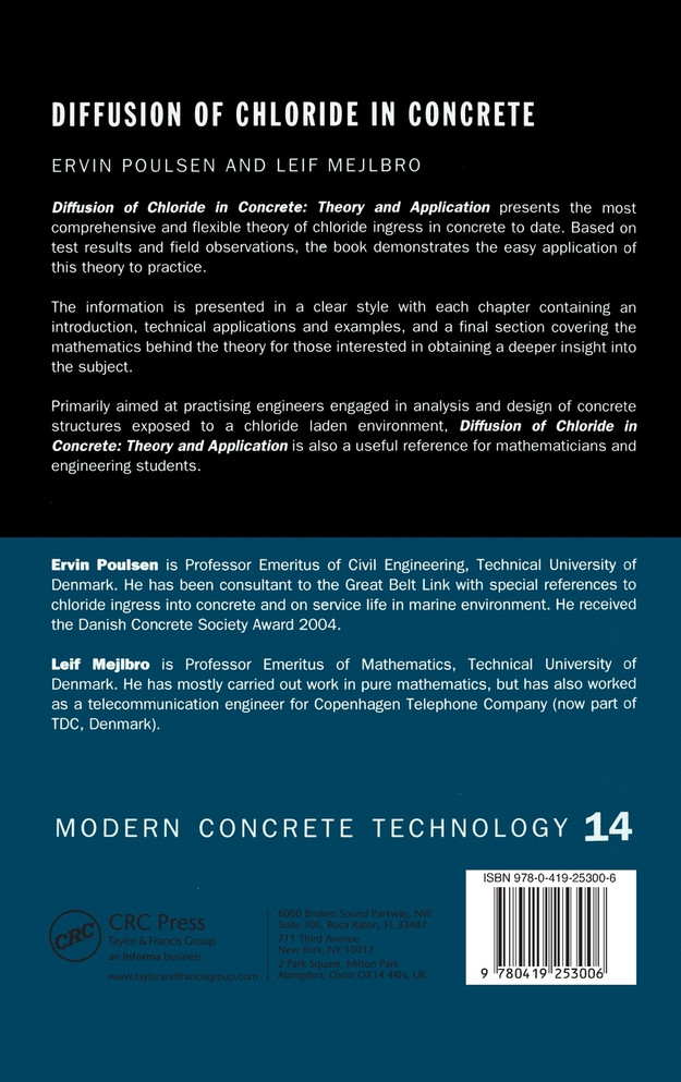 Diffusion of Chloride in Concrete