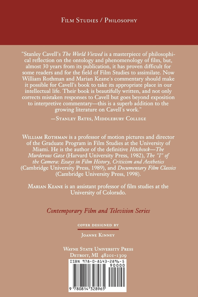 Reading Cavell's the World Viewed