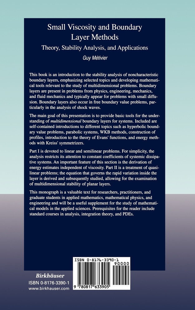 Small Viscosity and Boundary Layer Methods
