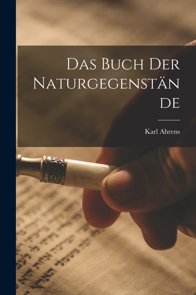 Das Buch Der Naturgegenstände