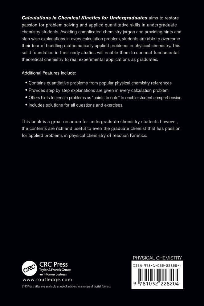 Calculations in Chemical Kinetics for Undergraduates
