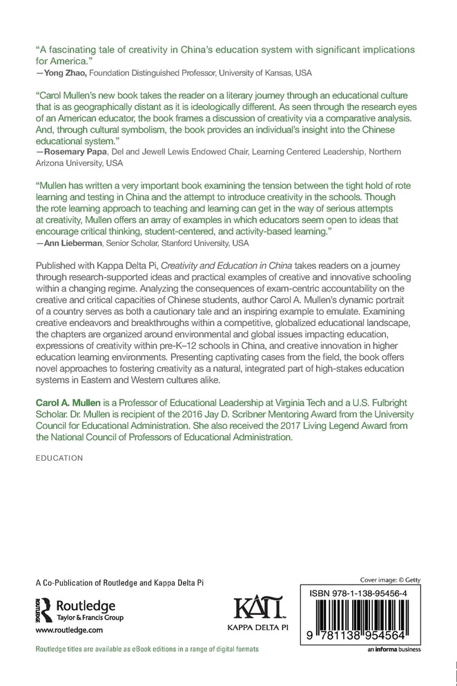 Creativity and Education in China