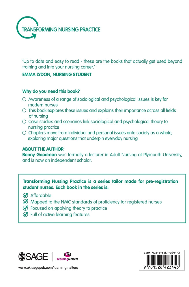 Psychology and Sociology in Nursing