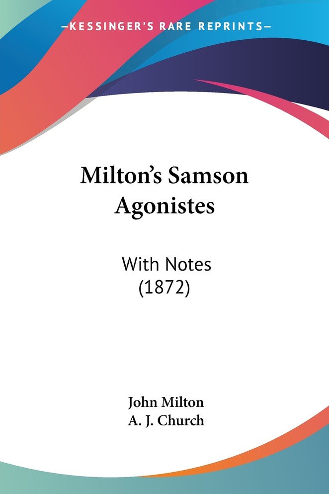 Milton's Samson Agonistes
