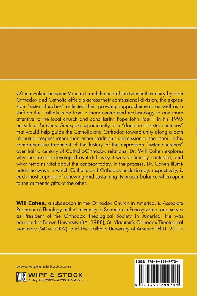 The Concept of "Sister Churches" in Catholic-Orthodox Relations since Vatican II