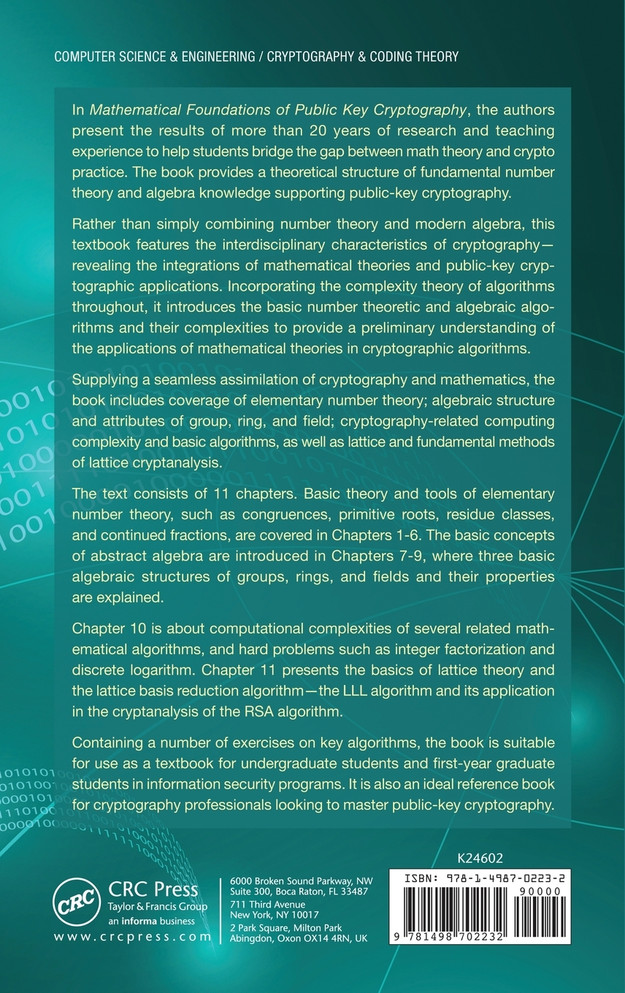 Mathematical Foundations of Public Key Cryptography
