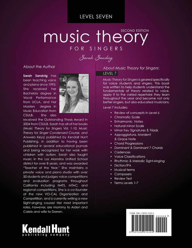 Music Theory for Singers Level 7